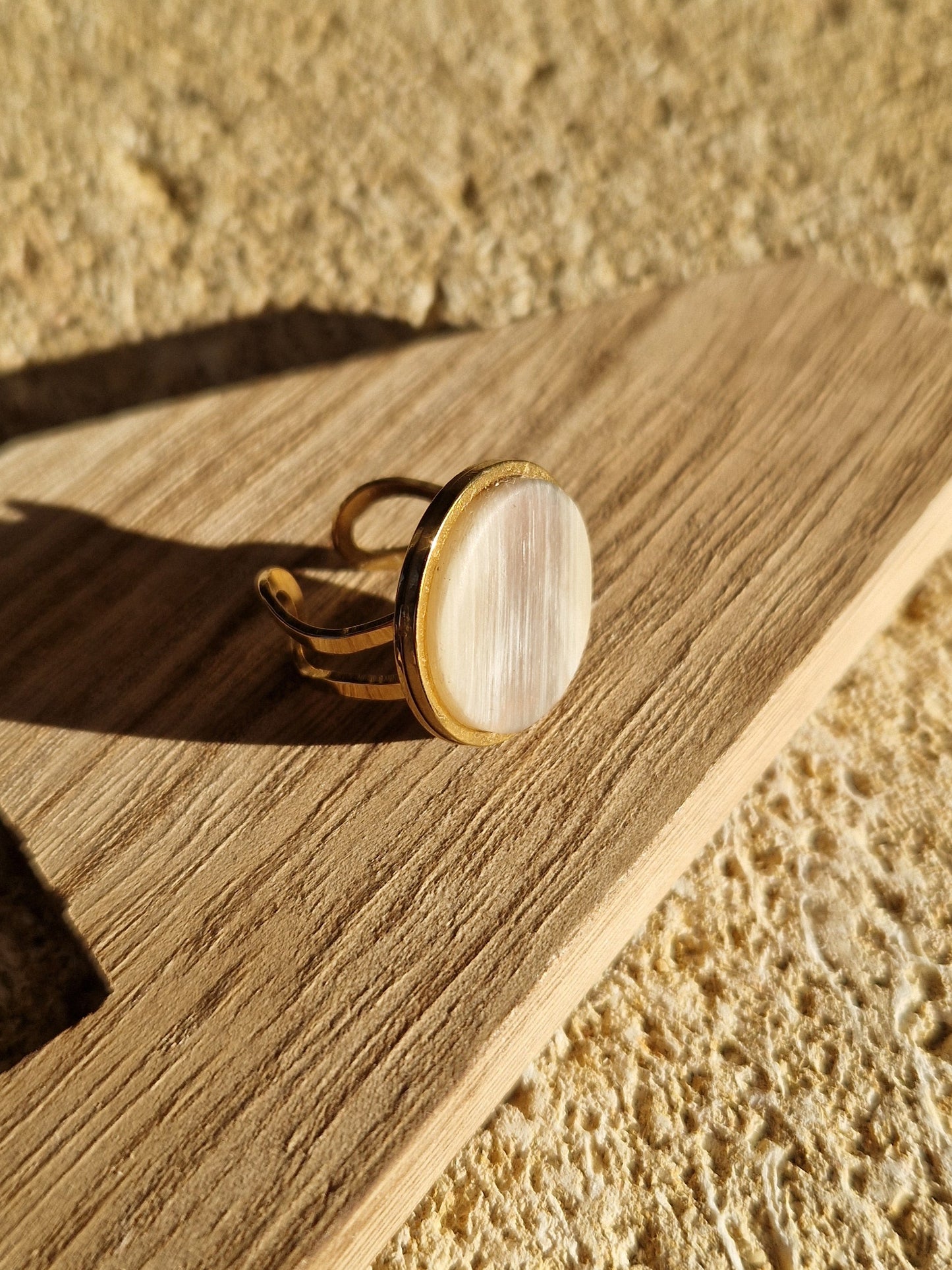 Bague ronde cabochon 20mm