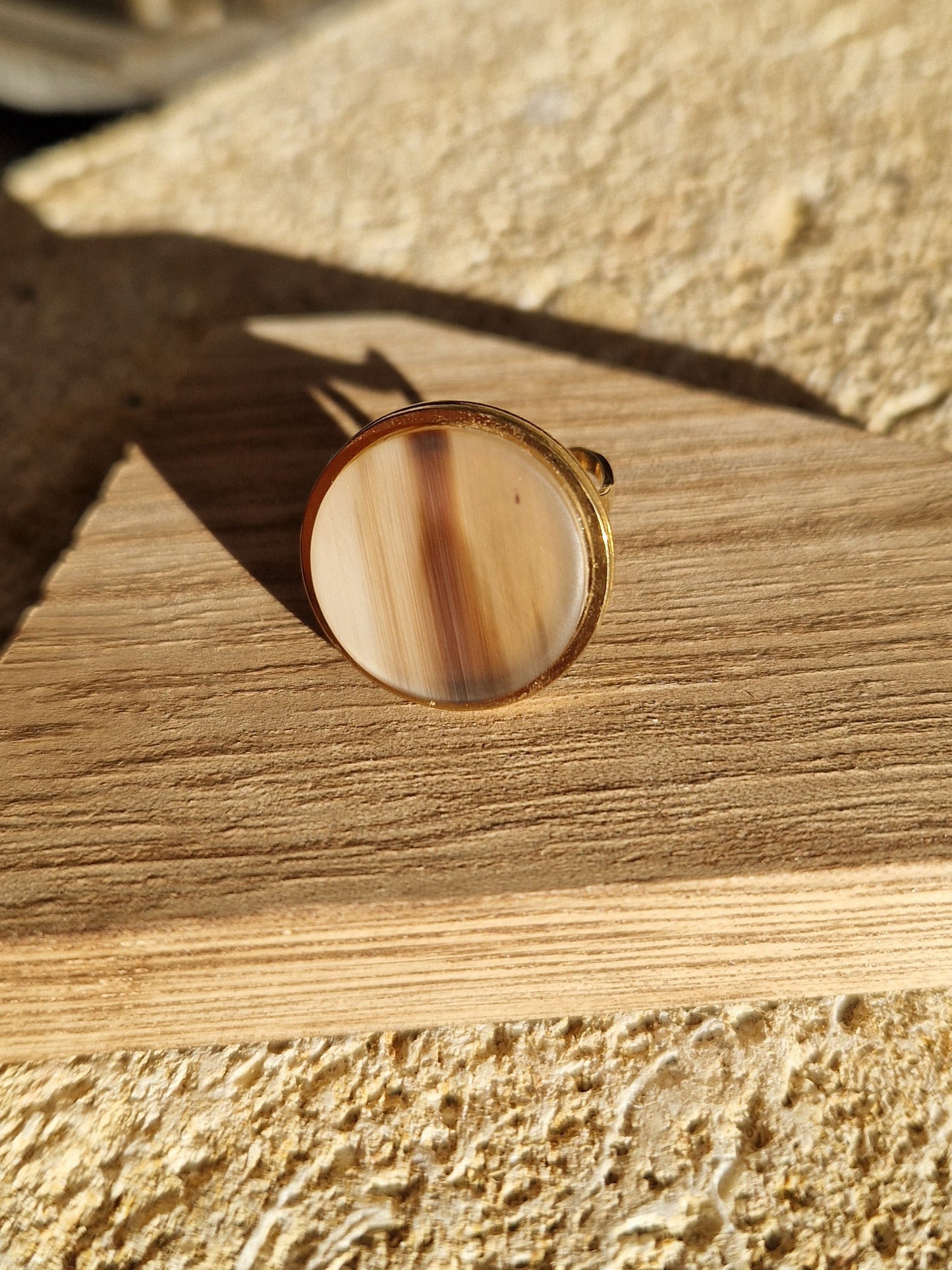 Bague ronde cabochon 20mm
