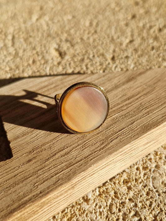 Bague ronde cabochon 20mm