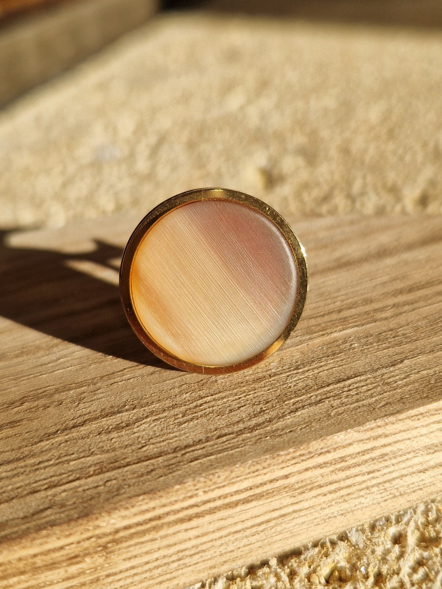 Bague ronde cabochon 20mm