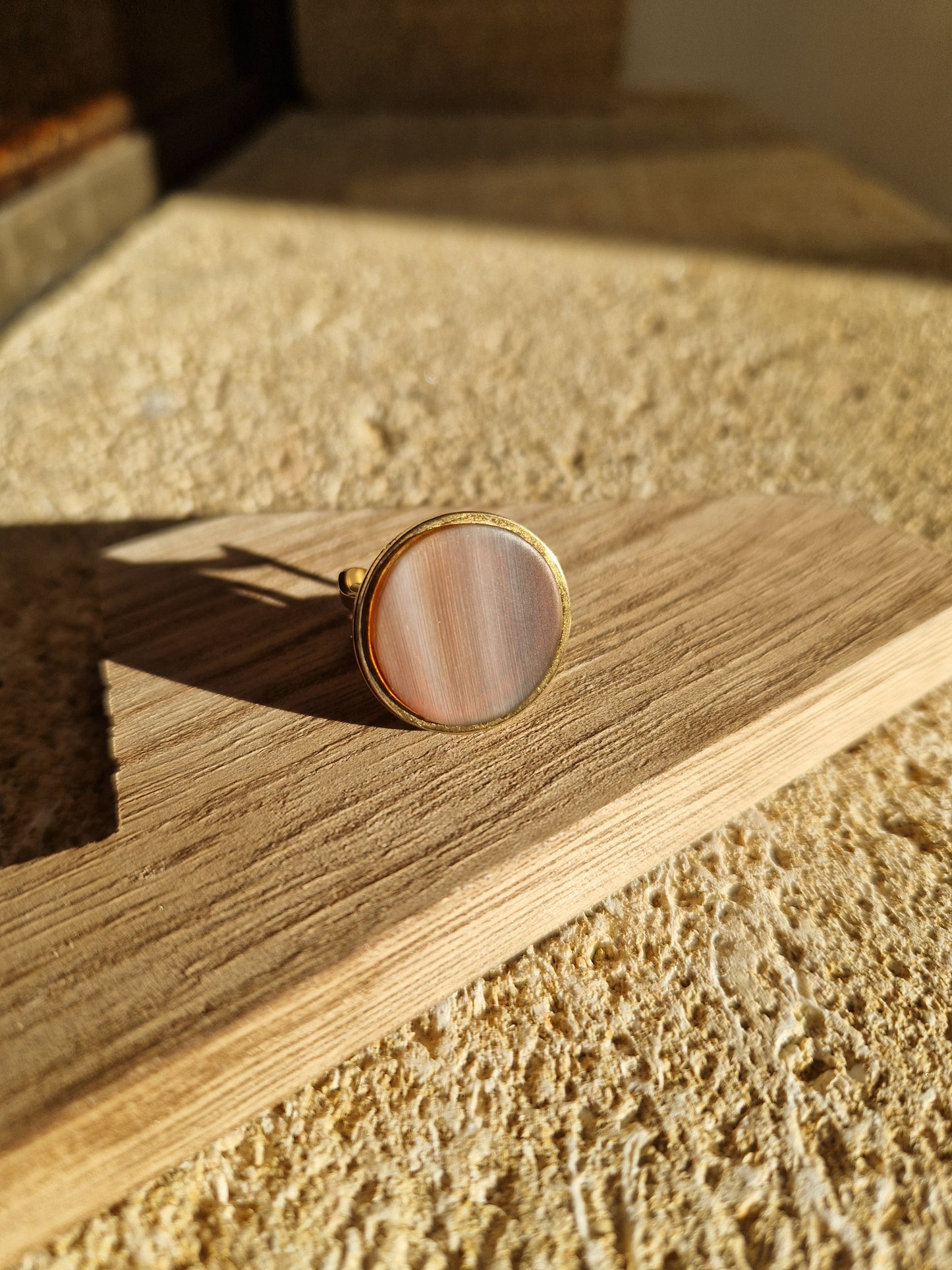 Bague ronde cabochon 20mm