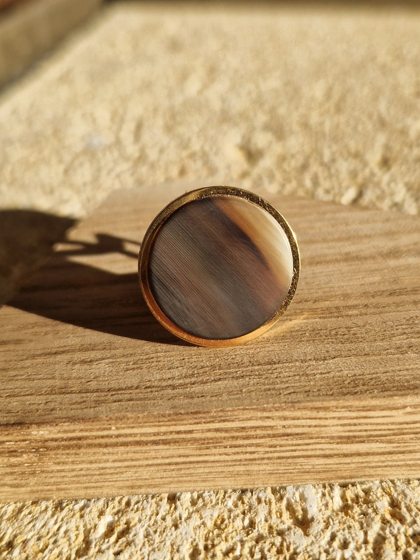 Bague ronde cabochon 20mm
