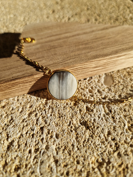 Bracelet simple cabochon 18mm